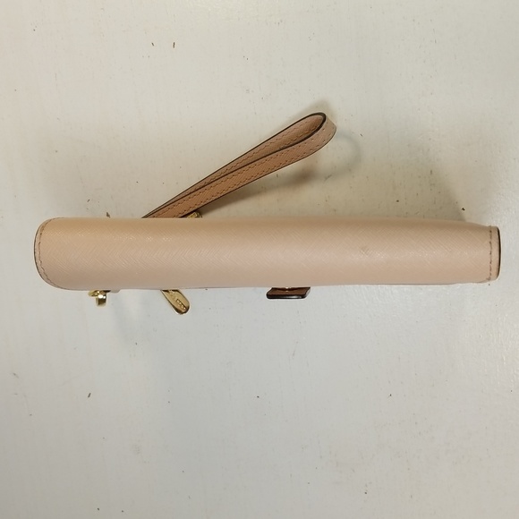 Michael Kors Jet Set Double Zip Biege Wallet Wristlet - Picture 9 of 14